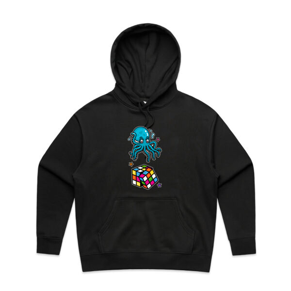 Octo Cube - Blue - AS Colour - Women's Heavy Hood Thumbnail