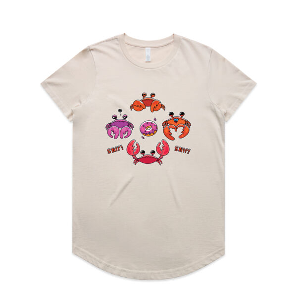 Snippy - V1 - AS Colour - Women's Maple Curve Tee Thumbnail