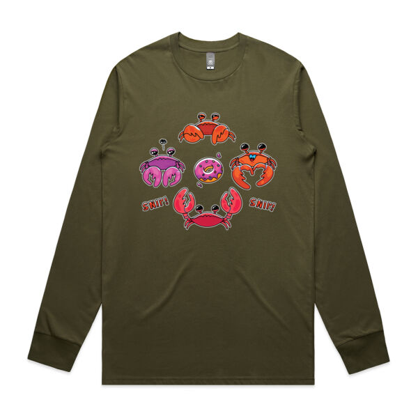 Snippy - V1 - AS Colour -  Men's Staple L/S Tee  Thumbnail