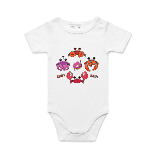 Snippy - V1 - AS Colour - Baby 'Mini-me' Onesie Romper Thumbnail