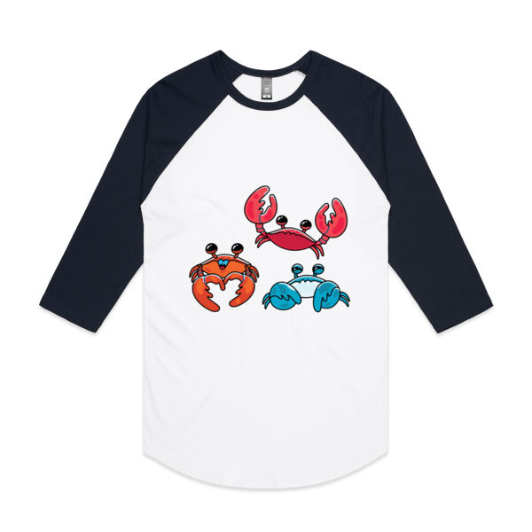 Snippy - V2 - AS Colour - 3/4 Raglan Baseball Sleeve Tee Thumbnail