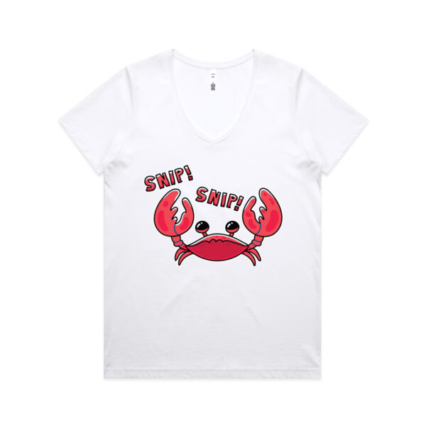 Snippy - V3 - AS Colour - Women's Maple V Neck Tee Thumbnail