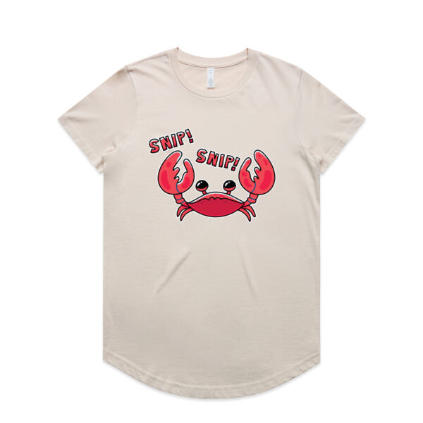 Snippy - V3 - AS Colour - Women's Maple Curve Tee Thumbnail