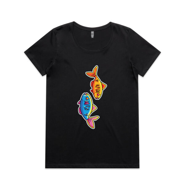 Feelin Fishy - AS Colour - Women's Maple Scoop Tee Thumbnail