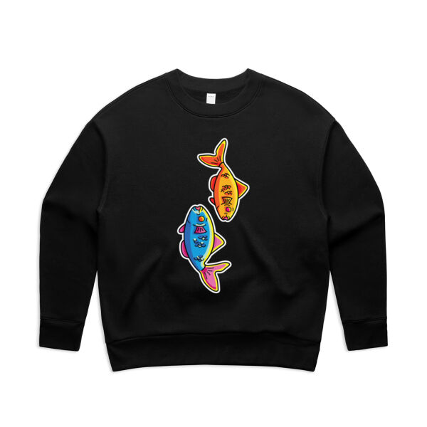 Feelin Fishy - AS Colour - Women's Relax Crew Thumbnail