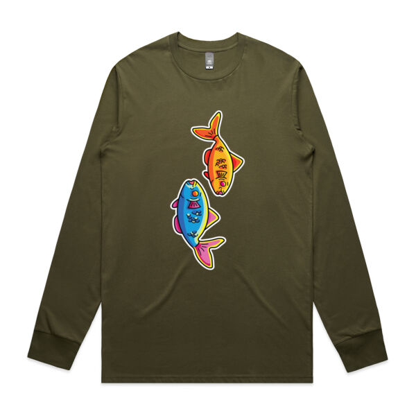 Feelin Fishy - AS Colour -  Men's Staple L/S Tee  Thumbnail