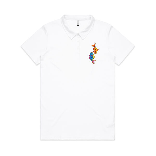 Feelin Fishy - AS Colour - Amy Womens Polo Shirt Thumbnail