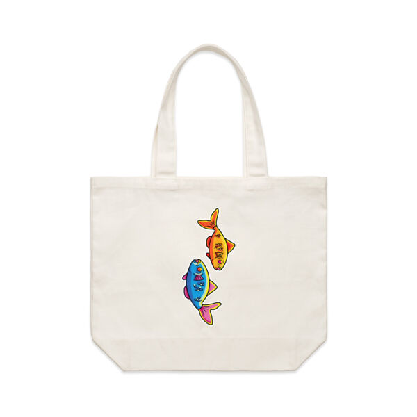 Feelin Fishy - AS Colour Shoulder Tote Bag Thumbnail