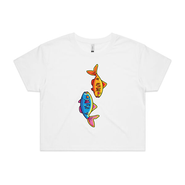 Feelin Fishy - AS Colour - Women's Crop Tee Thumbnail