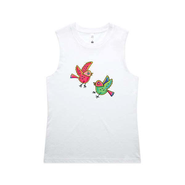 Bashful Birds - AS Colour - Women's Maple Tank Thumbnail