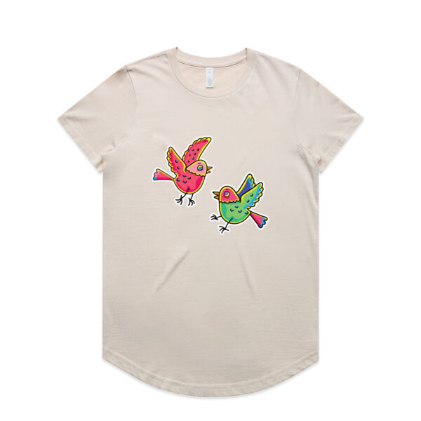 Bashful Birds - AS Colour - Women's Maple Curve Tee Thumbnail