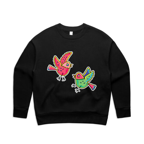 Bashful Birds - AS Colour - Women's Relax Crew Thumbnail