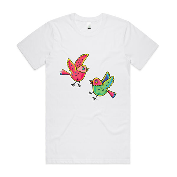 Bashful Birds - AS Colour - Organic Cotton Unisex Tee Thumbnail