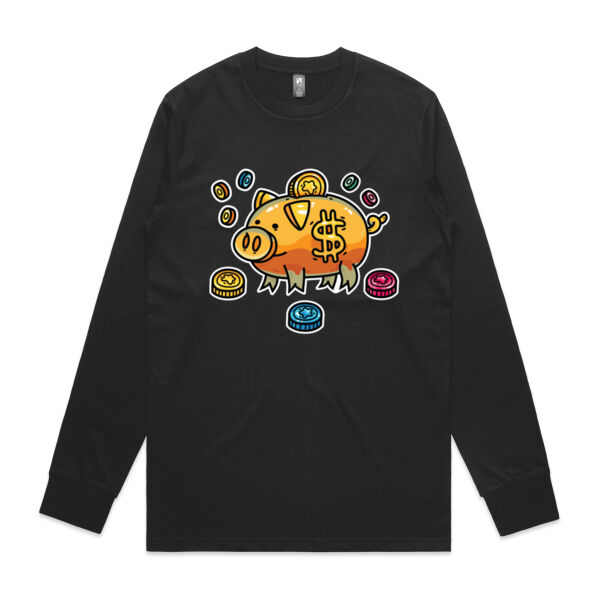 This Little Piggy Bank - AS Colour - Classic L/S Tee Thumbnail
