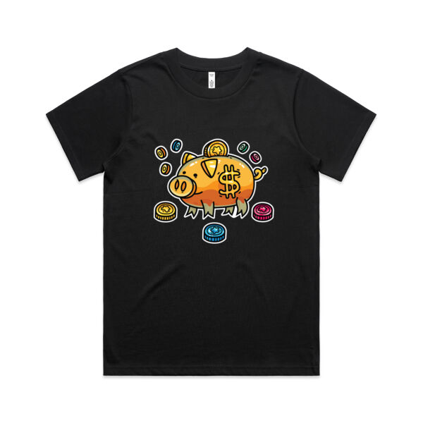 This Little Piggy Bank - AS Colour - Women's Classic Tee Thumbnail