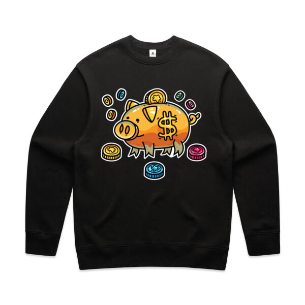 This Little Piggy Bank - AS Colour - Men's Relax Crew Thumbnail