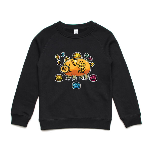 This Little Piggy Bank - AS Colour - Youth Supply Crew Sweatshirt Thumbnail
