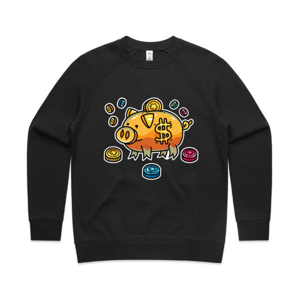 This Little Piggy Bank - AS Colour - Women's Supply Crew Thumbnail