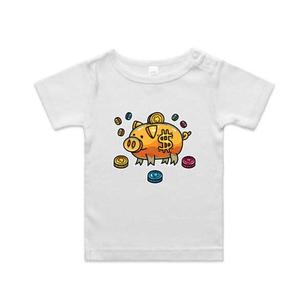 This Little Piggy Bank - AS Colour - Infant Wee Tee Thumbnail