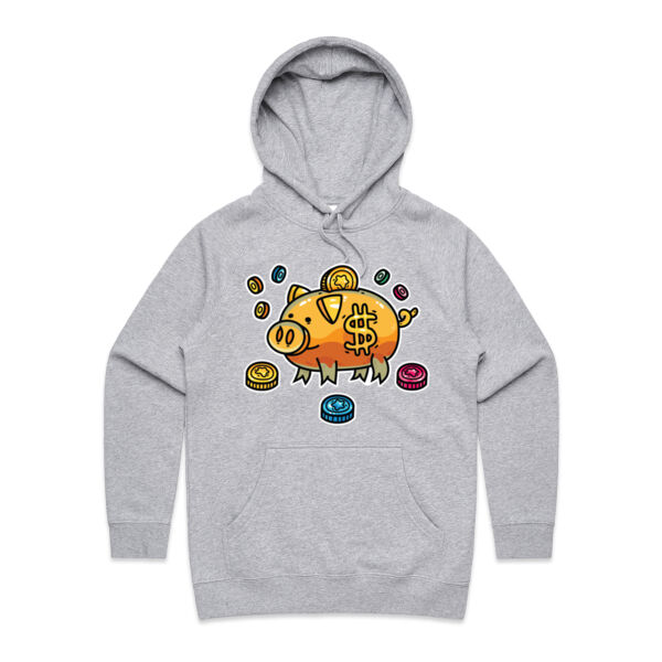 This Little Piggy Bank - AS Colour - Women's Supply Hood Thumbnail