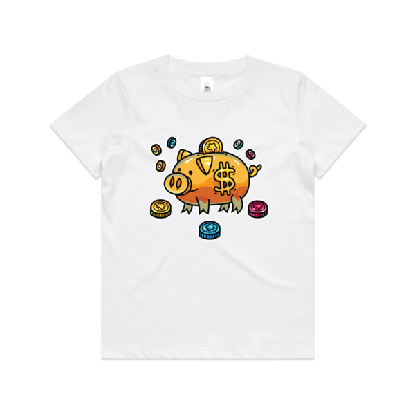 This Little Piggy Bank - AS Colour - Kids Youth Tee Thumbnail