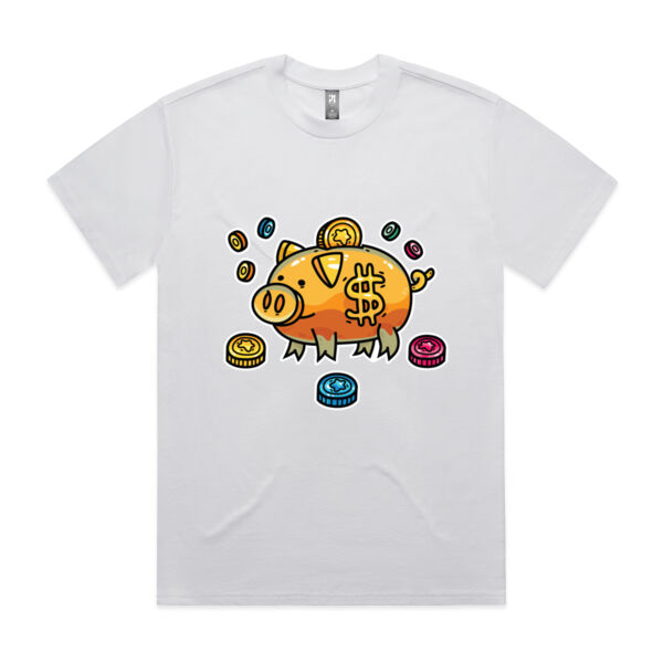 This Little Piggy Bank - AS Colour - Men's Heavy Tee Thumbnail