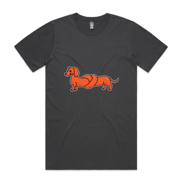 Sausage Dog - Pretzel Tan - AS Colour - Faded Tee Thumbnail