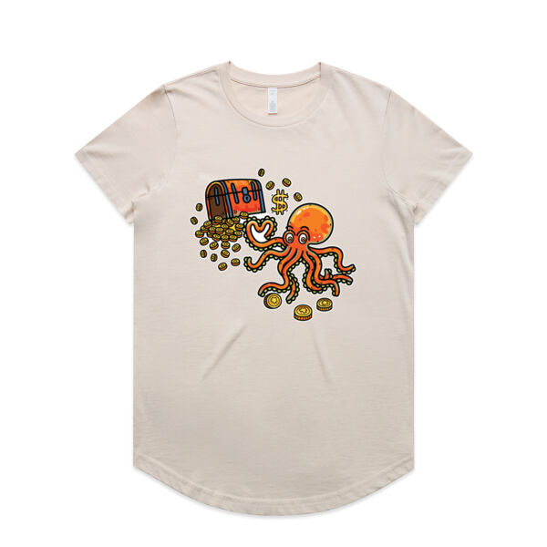 Octo Treasure Trove - AS Colour - Women's Maple Curve Tee Thumbnail
