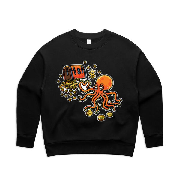 Octo Treasure Trove - AS Colour - Women's Relax Crew Thumbnail