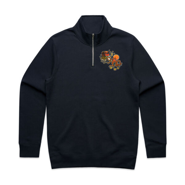 Octo Treasure Trove - AS Colour - Mens Stencil Half Zip  Thumbnail