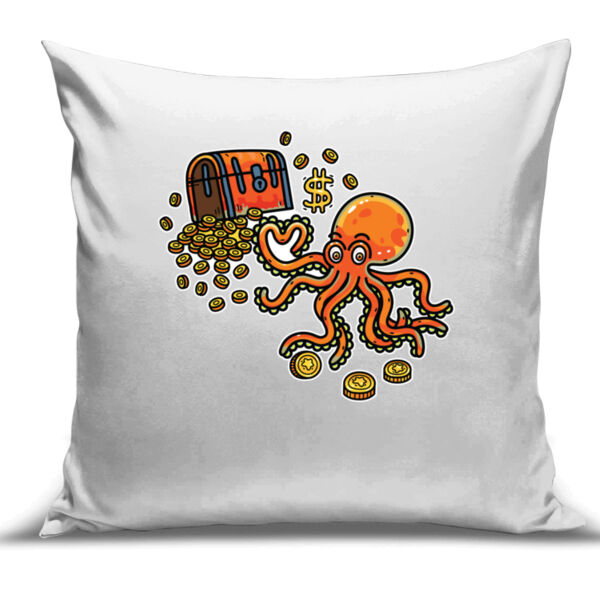 Octo Treasure Trove - Cushion Cover - 100% Linen Thumbnail