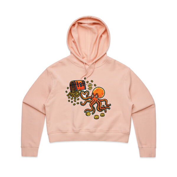 Octo Treasure Trove - AS Colour - Women's Crop Hood Thumbnail