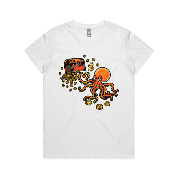 Octo Treasure Trove - AS Colour - Women's Maple Tee Thumbnail