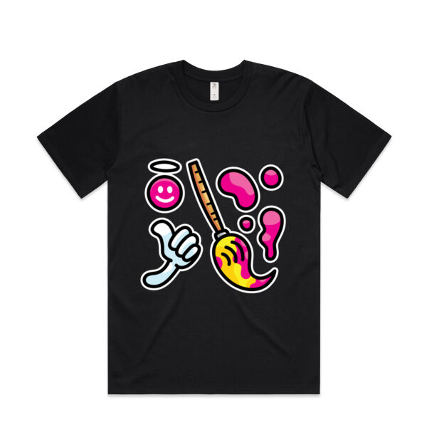 Brush with Happiness - AS Colour - Mens Classic Minus Tee Thumbnail