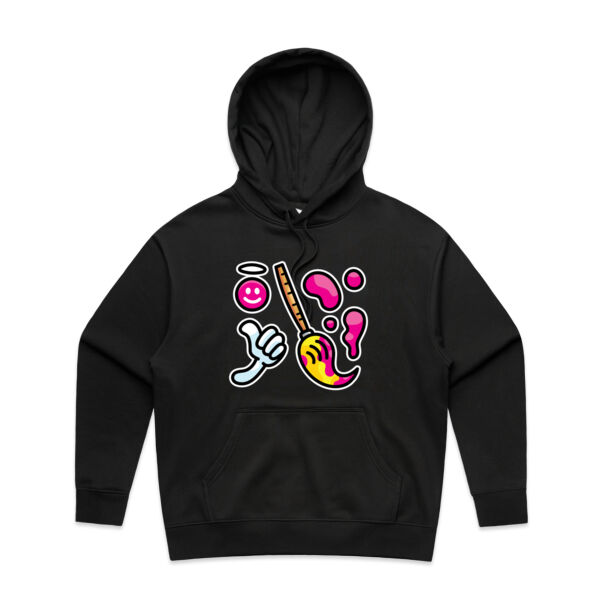 Brush with Happiness - AS Colour - Women's Heavy Hood Thumbnail