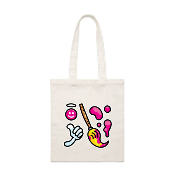 Brush with Happiness - AS Colour - Parcel Tote (Smallest) Thumbnail