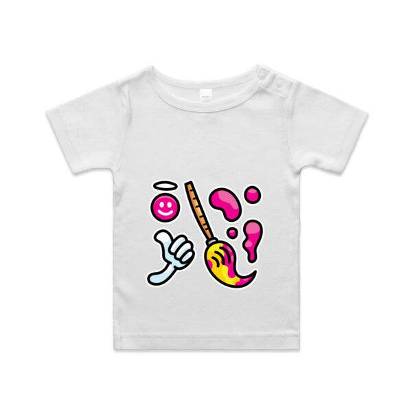 Brush with Happiness - AS Colour - Infant Wee Tee Thumbnail