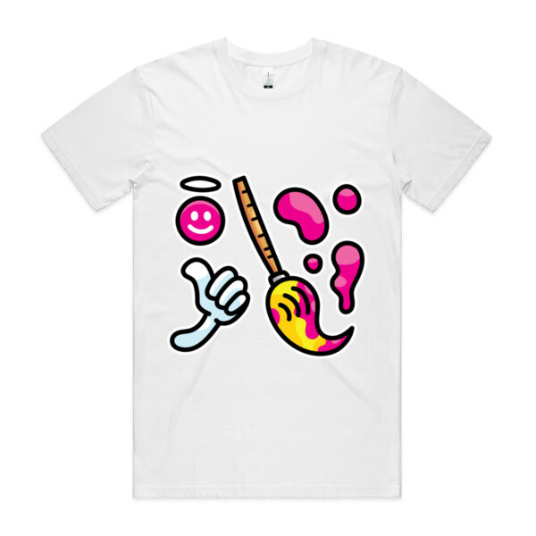 Brush with Happiness - AS Colour - Organic Staple Tee Thumbnail