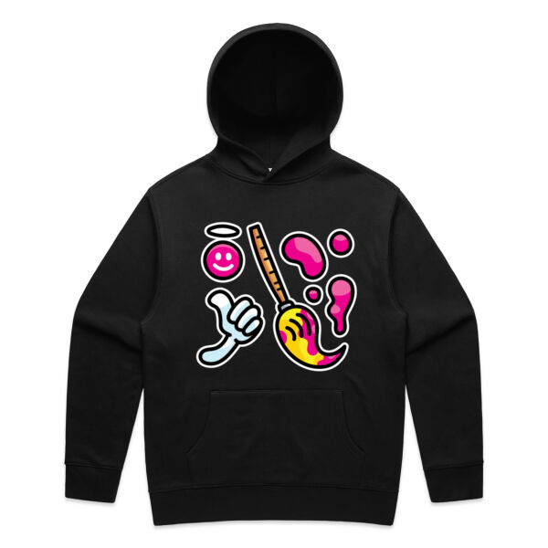 Brush with Happiness - AS Colour - Mens Relax Hood Thumbnail