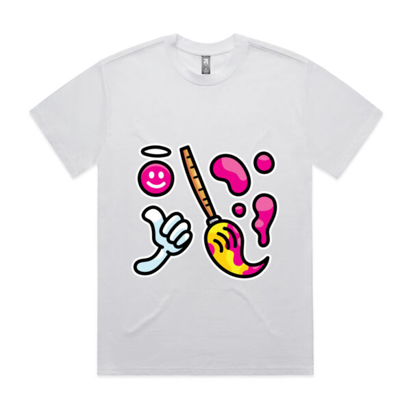 Brush with Happiness - AS Colour - Men's Heavy Tee Thumbnail