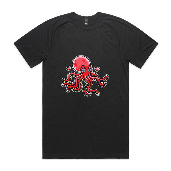 Octo - Cherry - AS Colour - Staple Active Blend Tee Thumbnail