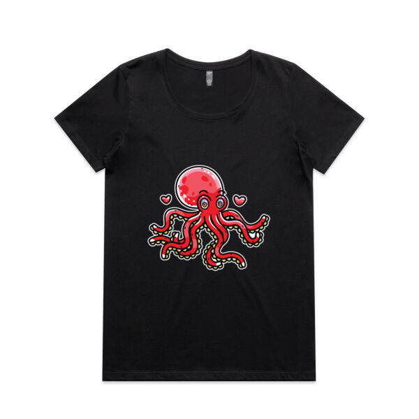 Octo - Cherry - AS Colour - Women's Maple Scoop Tee Thumbnail