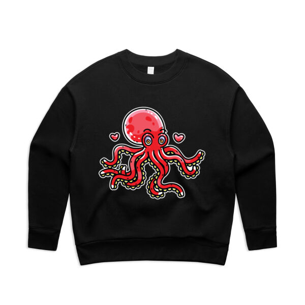 Octo - Cherry - AS Colour - Women's Relax Crew Thumbnail