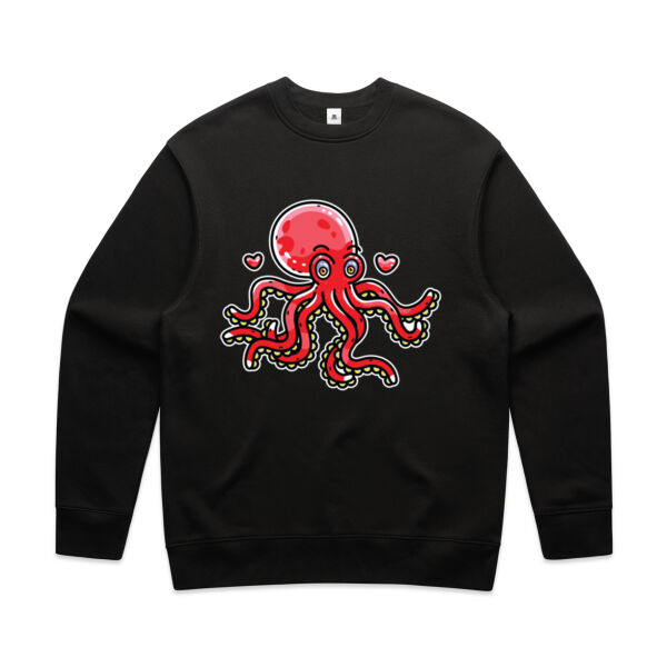 Octo - Cherry - AS Colour - Men's Relax Crew Thumbnail