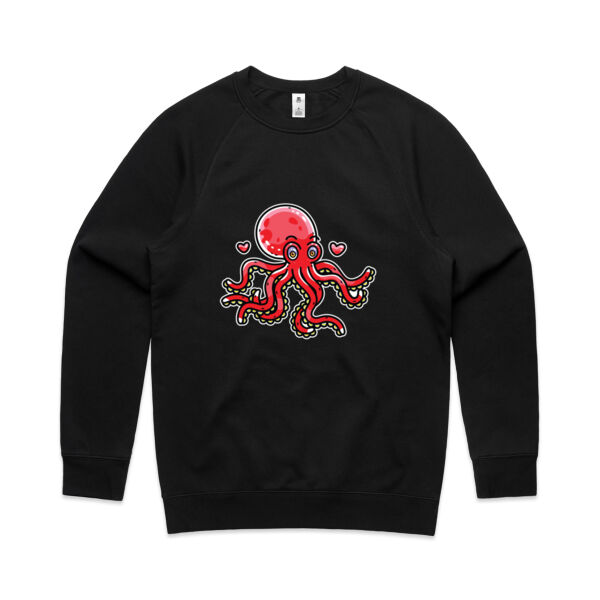 Octo - Cherry - AS Colour - Men's Supply Crew Sweatshirt Thumbnail