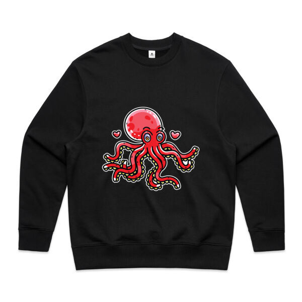 Octo - Cherry - AS Colour - Men's Heavy Crew Thumbnail