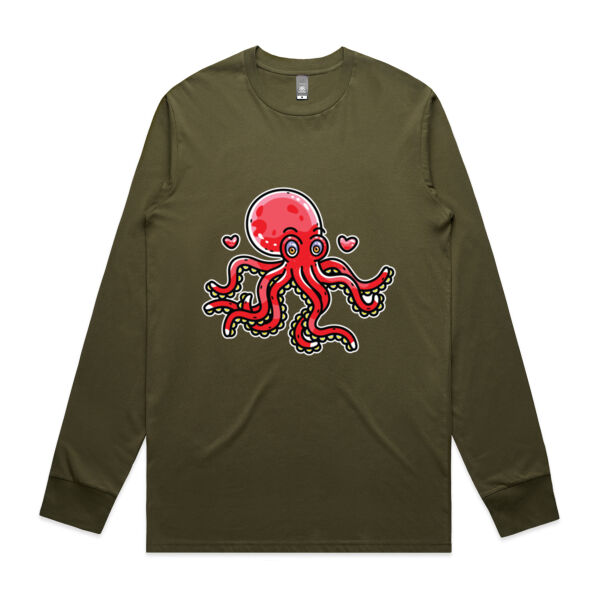 Octo - Cherry - AS Colour -  Men's Staple L/S Tee  Thumbnail