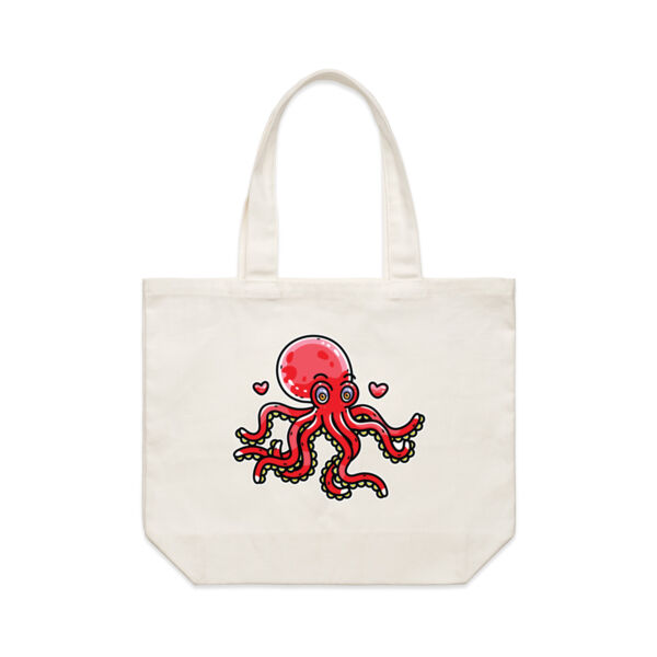 Octo - Cherry - AS Colour Shoulder Tote Bag Thumbnail
