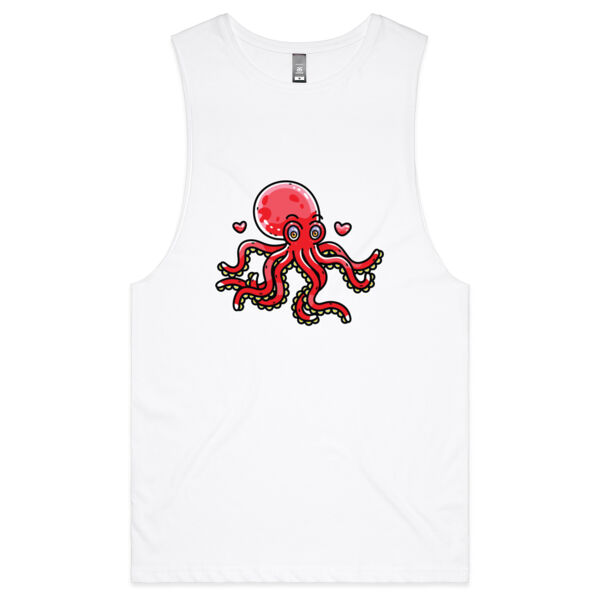 Octo - Cherry - AS Colour - Barnard Tank Top - Muscle Tee Thumbnail