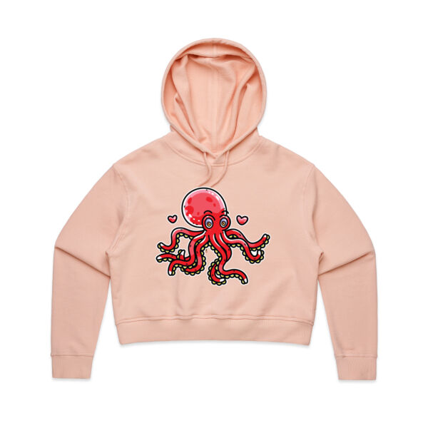 Octo - Cherry - AS Colour - Women's Crop Hood Thumbnail